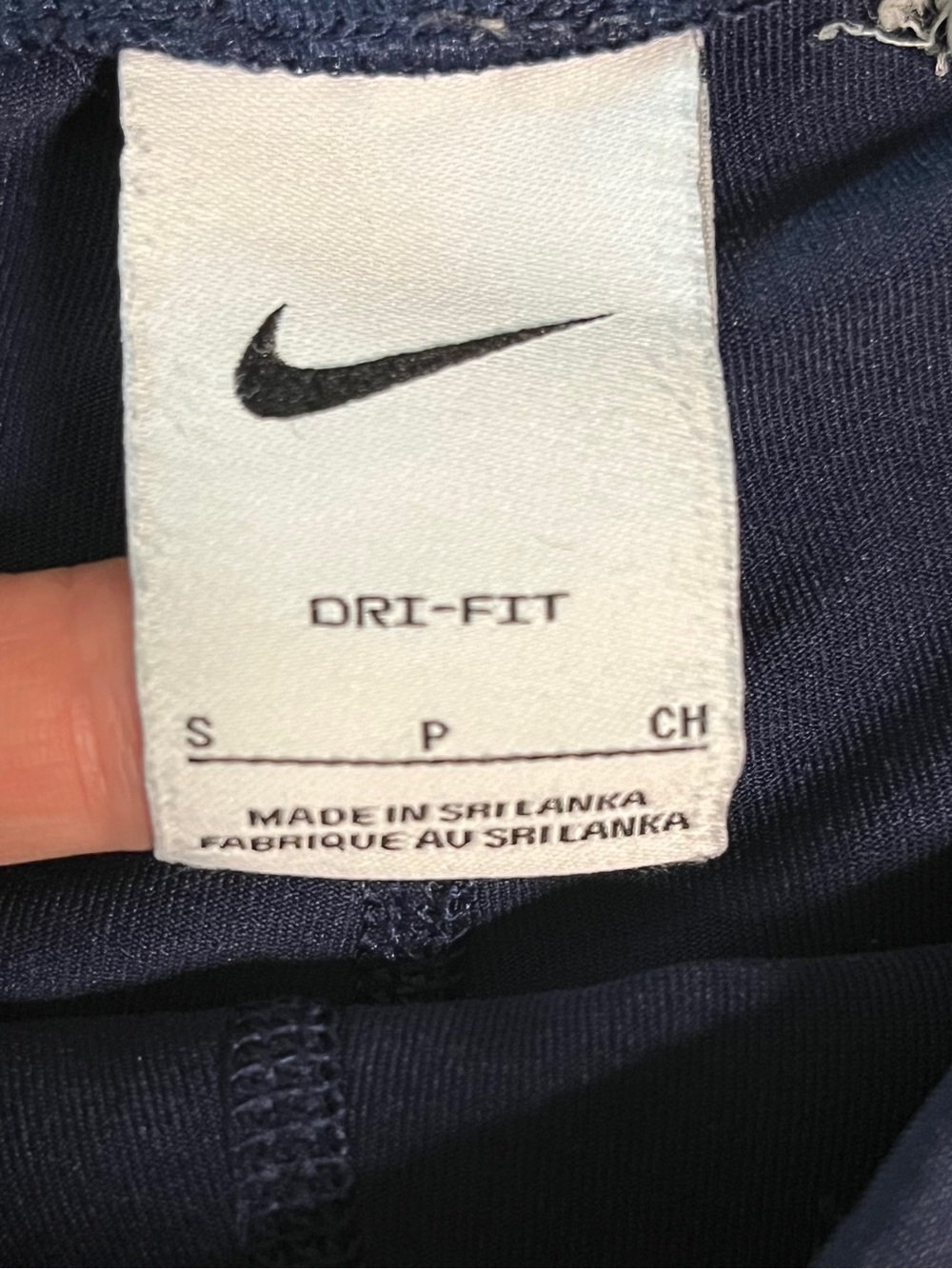 Nike Dry Fit Women's Navy Blue Athletic "Booty" Shorts. Size Small. Low Rise. - Picture 4 of 7